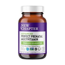 NewChapter고급PerfectPrenatal 산전비타민48ctOrganic 오가닉 유기농Non-GMOIngredientsMomFolate(Methylfolate)Iron비타민