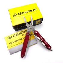 LEATHERMAN SQUIRT PS4 휴대용 미니 다기능 도구 플라이어 EDC, 02 red
