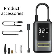 전동공기펌프 타이어 공기 압축기 12v 펌프 자동차 휴대용 타이어 팽창기 전기 오토바이 자전거, 01 Air Pump