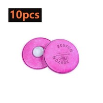 10pcs 20912097 필터 면화 유리 섬유 먼지 커버 미립자 입자 6200 6800 7502 시리즈 마스크 용 방진, 2097 10개