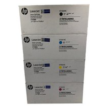 HP 정품토너 CF360XC~CF363XC Color Laserjet Enterprise M553N 검정+파랑+빨강+노랑 검정 12500매/컬러 9500매, 1개