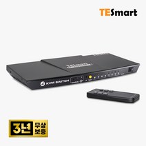 [next 7602kvm 4k] 티이스마트 4포트 HDMI KVM 스위치, 4포트 HDMI KVM 스위치 (HKS0401A30)