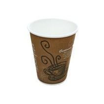 더컵 8온스 커피브라운 인쇄종이컵 120개 240ml