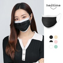 힐타임 투와이어 오지호 마스크 블랙투톤 100매(2EA), 단품