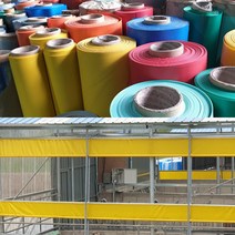 PVC 타포린 캠핑용 농업용 축사가림막 주문제작, 빨간색 1m×1m