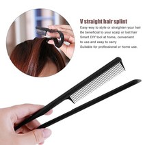 장미유형 스트레이트너 헤어 빗 DIY 살롱 이발 미용 스타일링 도구 정전기 방지 브러시, 한개옵션0