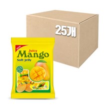 쥬시망고젤리 100g X 25봉지 /1박스/망고젤리/과일젤리/후르츠젤리/제리, 25