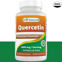 퀘르세틴 퀘르세톨 케르세틴 Quercetin 1000mg 120캡슐, 퀘르세틴 1000mg 120인분 베지캡슐