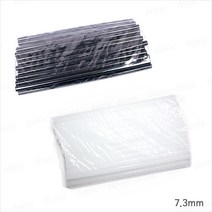 7.3mm 글루스틱/글루건심/흰색/검정색/본드심, 7.3MM 백색(약48개)