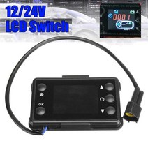 무시동히터 이동식 12V/24V LCD 모니터 스위치 보드 및 에어 디젤 히터 주차 원격 컨트롤러 베바스토 에버, 01 Black