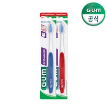GUM 검 치과 교정 칫솔 V커팅 칫솔추천 124 2개, 단품