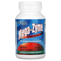 Enzymatic Therapy Mega-Zyme 체내 효소 200 타블릿