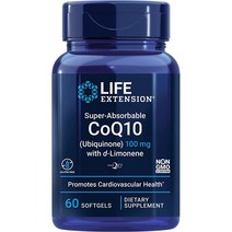 라이프 익스텐션 유비퀴논 카네카사 CoQ10 50mg 60정, 1개