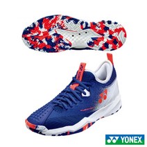 요넥스 테니스화 파워 쿠션 퓨전 레브 4 스포츠 운동화 블루 화이트 SHTF4MGC