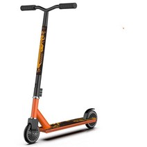 스턴트 스쿠터 두발 레인보우 프리스타일 360 묘기 킥보드, 84CM 오렌지