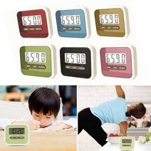 초시계 공부타이머 공부스톱워치 공부필수템 대형스톱워치 학생 시간 타이머 스터디 공부 주방 용품 선물 워치, 블랙