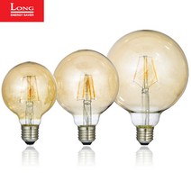 코스모스전기 롱LED 에디슨 볼구 볼램프 G80 G95 G125 LED 에디슨전구, 1번 에디슨 일반형 볼G80 4W
