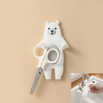 접착식 후크(북극곰) 싱크대 수세미 걸이 아이방 꾸미기 소품
