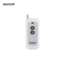 무선 원격 스위치 QIACHIP-433Mhz AC 250V 110V 2CH RF 릴레이 수신기 모듈 433Mhz 원격 제어용 범용 무선, 1 Button Transmitter3_CHINA