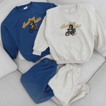 [우연] 주니어 남여공용 봄옷 초등학생옷 넉넉한 핏 부드러운 색감 봄 상하복