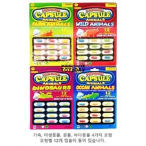 뉴 1 미스테리 스펀지 캡슐 알약 동물 공룡 소환 모형 어린이집 생일선물 장난감, 단품, 단품