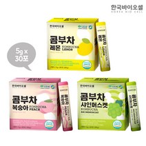 한국바이오셀 콤부차 레몬 1세트(5g x 30포), 단품, 단품
