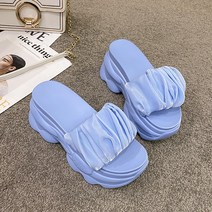 가보시웨지슬리퍼 인싸템 유행 통굽 하이탑 여성 여름 핏아우터 스타일리쉬 비탈 따르다 2022 년 키높이 4750890614