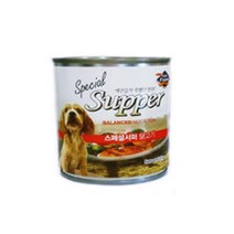 스페셜서퍼 강아지통조림 주식캔 닭고기 285g 애견 푸들 토이말티즈 음식