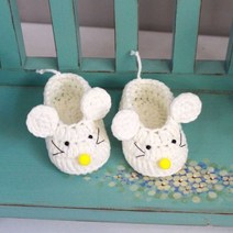 [천삼백케이] [러브컨츄리] 마우스 아기덧신 만들기 DIY키트(동영상), 오렌지