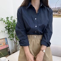 커밍투유 여성 루즈핏 긴팔 남방 셔츠