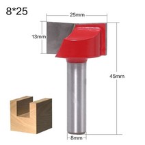 목공 공구 솔리드 카바이드 우드 밀링 커터 엔드 밀 6mm 8mm 생크 청소 바닥 조각 라우터 비트 20mm 32, 04 8x25mm