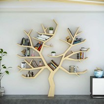 나무 모양 책 꽂이 선반 서적 사무실 도서관 유치원, 사과나무 높이200x깊이20x폭200cm