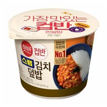 CJ더마켓 탕비실 업소용 식당용 PC방 탑티어 햇반 컵반 스팸김치덮밥 간편식 컵밥 국밥 냉동밥 솥밥 점심 도시락 251G, 10개