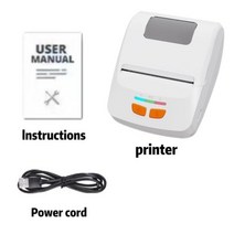옵셋인쇄기 잉크젯마킹기 골프공 평판 프린터 미니 스티커 라벨 감열식, T230 White No Paper+미국 플러그