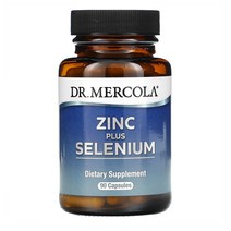 DR. MERCOLA 아연 플러스 셀레늄 캡슐 90정, 기본, 1개