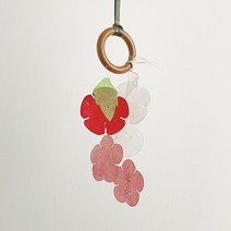 [호유즈] 호유즈꽃집 카네이션 문방구 자개모빌 DIY-KIT_레드, 레드