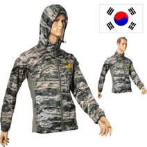 M03 코오롱 쿨론 바람막이 자켓 해병대 픽셀 90~110호 봄 여름 가을 밀리터리 점퍼 TS 태성