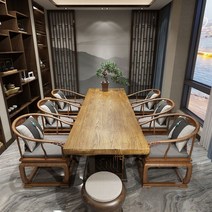 고재 나무 카페테이블 통원목식탁 앤틱 테이블 느릅나무 식탁 컴퓨터 책상 작업대, 집회, 다른 구조, 파인 커스텀