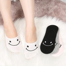 발장난양말 여성 스마일 페이크삭스 10켤레 실리콘 덧신 양말