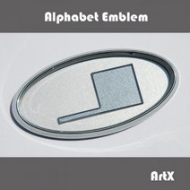 ArtX 알파벳 J 순정교체형 미러 엠블럼(올뉴K3K5K7K9프라이드스포티지R카렌스쏘렌토R레이모닝니로스토닉그랜드카니발), 블랙펄, 블랙펄, D-TYPE