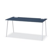 DL03 디셀 슈팅 직원용 저렴한 튼튼한 다리 사무용책상, 블루, 블랙