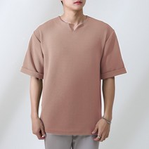 단군 남성용 링클프리 카브라 오버핏 반팔 티셔츠 LWT082