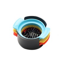 다기능 달걀 슬라이서 달걀 커터 달걀 커터 3in1 주방 가제 가정용 주방 달걀 도구 주방 가제트, 하나, A