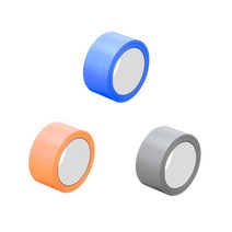 방수테이프 욕실방수테이프자국안남는 테이프 18mm 잘떨어지는 컬러 멀티 테이프, 빨강색