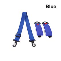 휴대용 다기능 야외 스포츠 스키 액세서리 스노우 보드 캐리어 스트랩 숄더 벨트, [02] blue