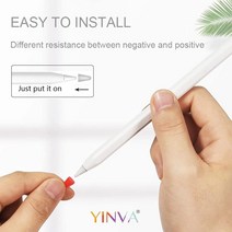 애플펜슬 펜촉 팁 호환 10/50PCS Silicone Replacement Tip Case for Apple Pencil 1 2 Touchscreen Stylus, 한개옵션1, 01 10PCS MiX Color