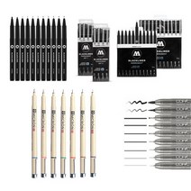 COPIC 코픽 사쿠라피그먼트 모로토우 블랙라이너 모음, A_코픽COPIC멀티라이너/블랙_0.03mm