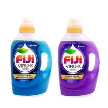 7종 효소와 베이킹소다 FIJI 바이럭스 액체세탁세제 2.2L 오리지널 프레쉬 택1, 오리지널2개