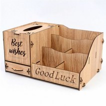 책상 거실 목재 DIY 조립식 소품 수납 정리함 보관함, 단품, 1개