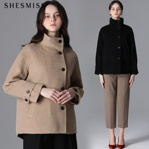 쉬즈미스 쉬즈미스 오버핏 핸드메이드 하프 자켓